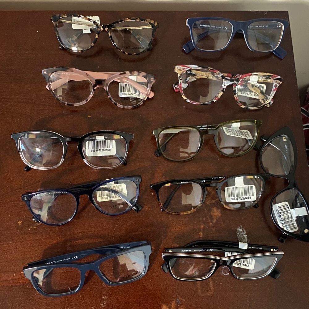 Designer Clear Frames